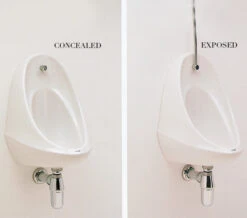 Twyford Camden 500 X 350 X 330mm Single White Urinal Bowl - VC7003WH -Duravit Store QS V45435 4 mn