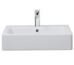 Crosswater Air 60 Wall Mounted White Single Tap Hole Modern Basin -Duravit Store QS V47208 1 mn
