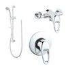 Deva Lace Manual Chrome Shower Valve With Single Function Kit - Laccmanm02 1 Deva Lace Manual Chrome Shower Valve With Single Function Kit - Laccmanm02 -Duravit Store QS V48096 1 mn
