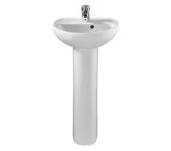 Twyford Alcona White 400mm Handrinse Basin -Duravit Store QS V49199 3 mn