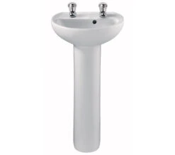 Twyford Alcona White 400mm Handrinse Basin -Duravit Store QS V49199 4 mn