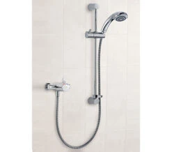 Mira Miniduo And Eco Showerhead EV Thermostatic Mixer Shower Chrome