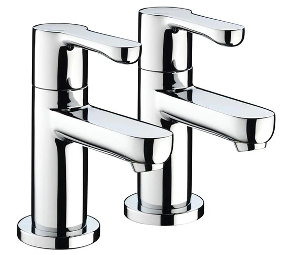 Bristan Nero Pair Of Chrome Bath Taps 3 Bristan Nero Pair Of Chrome Bath Taps