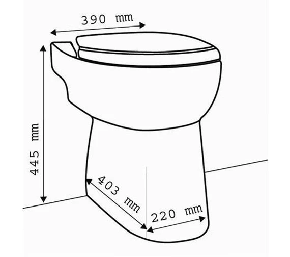 Saniflo Sanicompact Cisternless Ceramic WC With Macerator Pump 5 Saniflo Sanicompact Cisternless Ceramic WC With Macerator Pump - Image 3