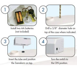 Saniflo Sanialarm For Macerator - 1095 -Duravit Store QS V54387 4 mn