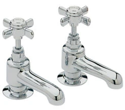 Heritage Dawlish Pair Of Bath Pillar Taps -Duravit Store QS V54873 1 mn