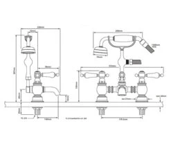 Heritage Granley Traditional Bathroom Suite - 2 - PGRW05 PGRW09 THC10P TGRC00 30 Heritage Granley Traditional Bathroom Suite - 2 - PGRW05 PGRW09 THC10P TGRC00 -Duravit Store QS V54893 2 mn