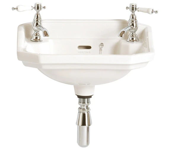 Heritage Granley 2 Taphole Baby Basin 4 Heritage Granley 2 Taphole Baby Basin - Image 2