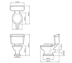 Heritage Granley Traditional Bathroom Suite - 1 -Duravit Store QS V54915 2 mn