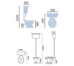 Heritage Granley Traditional Bathroom Suite - 2 - PGRW05 PGRW09 THC10P TGRC00 23 Heritage Granley Traditional Bathroom Suite - 2 - PGRW05 PGRW09 THC10P TGRC00 -Duravit Store QS V54918 2 mn