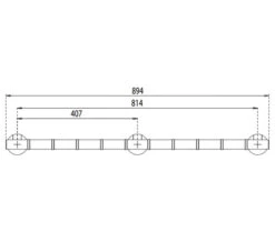 Croydex Grab N Grip Straight Chrome Grab Bar 23 Croydex Grab N Grip Straight Chrome Grab Bar -Duravit Store QS V55359 2 mn
