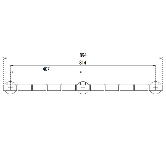 Croydex Grab N Grip Straight Chrome Grab Bar 13 Croydex Grab N Grip Straight Chrome Grab Bar - Image 11