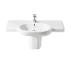 Roca Meridian-N Designer Wall Hung Basin White -Duravit Store QS V55520 3 mn