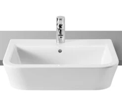 Roca The Gap White Semi-Recessed Basin 560mm Wide -Duravit Store QS V55557 1 mn