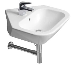 Roca Nexo White Corner Basin 500mm Wide -Duravit Store QS V55567 1 mn