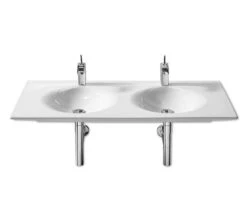 Roca Kalahari Double Vanity White Basin 1200mm X 510mm - 327896000 -Duravit Store QS V55630 1 mn