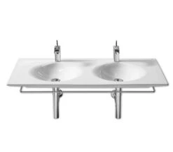 Roca Kalahari Double Vanity White Basin 1200mm X 510mm - 327896000 -Duravit Store QS V55630 4 mn