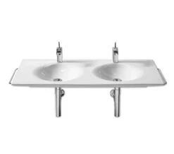 Roca Kalahari Double Vanity White Basin 1200mm X 510mm - 327896000 -Duravit Store QS V55630 5 mn
