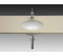 Roca Foro White Under Countertop Basin 410mm Dia - 327884000