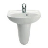 Roca Laura Designer White Cloakroom Basin 450mm Wide - 325314005 -Duravit Store QS V56772 1 mn