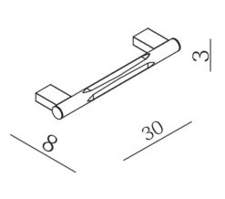 Essential Urban 300mm Straight Chrome Grab Bar 7 Essential Urban 300mm Straight Chrome Grab Bar -Duravit Store QS V59872 2 mn