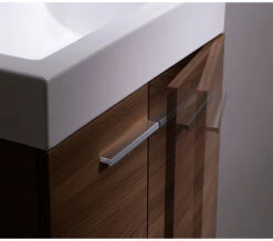 Tavistock Kobe 560mm Walnut Floor-Standing Unit And Basin -Duravit Store QS V61185 4 mn