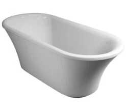 Burlington Brindley 1700mm White Soaking Bathtub With Base Skirt -Duravit Store QS V61955 1 mn