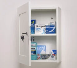 Roper Rhodes Medicab Lockable Single Door Wall Cabinet White 334mm - MED340 -Duravit Store QS V70983 3 mn