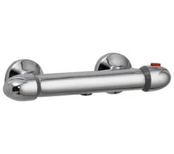IMEX Thermoforce 1 Chrome Exposed Thermostatic Round Shower Valve
