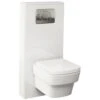 IMEX Echo White Gloss 550 X 1150mm Concealed Cistern Cover -Duravit Store QS V72213 1 mn