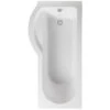 IMEX Arco White Shower Bath 2 IMEX Arco White Shower Bath -Duravit Store QS V72244 1 mn