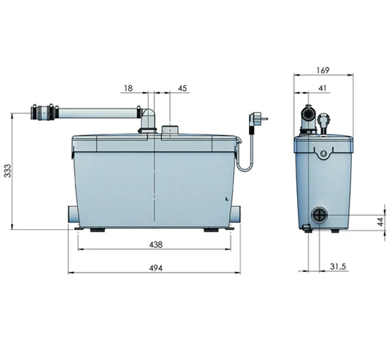 Saniflo Saniaccess Pump - 1903 5 Saniflo Saniaccess Pump - 1903 - Image 3
