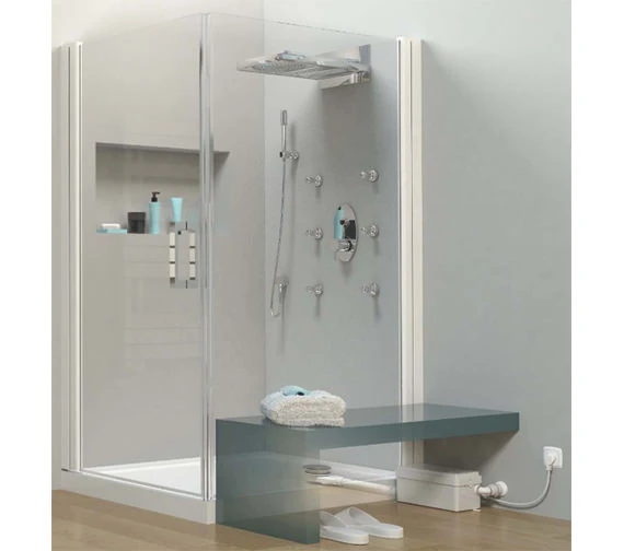 Saniflo Sanishower Flat Small Bore Macerator Pump - 1043-3 5 Saniflo Sanishower Flat Small Bore Macerator Pump - 1043-3 - Image 3