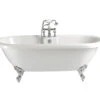 Heritage Baby Oban 1495 X 795mm Freestanding Double Ended Bath With Feet -Duravit Store QS V72675 1 mn