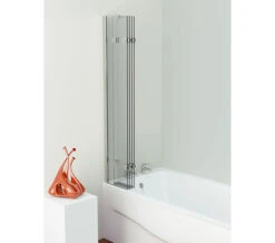 Kudos Inspire 950 X 1500mm Compact 4 Panel In-Fold Bath Screen -Duravit Store QS V73758 3 mn