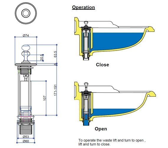 Burlington Classic Basin With Invisible Overflow Waste And Aluminium Stand 8 Burlington Classic Basin With Invisible Overflow Waste And Aluminium Stand - Image 6