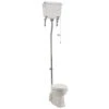 Burlington White High Level WC With Aluminium Cistern - P2 - T59 WHI -Duravit Store QS V74109 1 mn