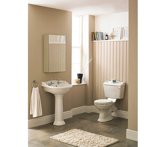 Hudson Reed Chancery Basin And Toilet Set White 3 Hudson Reed Chancery Basin And Toilet Set White
