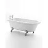 Royce Morgan Lambeth Single Ended White Bath 1665 X 715mm With Feet -Duravit Store QS V77571 1 mn