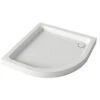 Mira Flight 900mm Quadrant Shower Tray White With Waste -Duravit Store QS V78735 1 mn