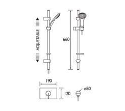 Bristan Sonique2 Thermostatic Recessed Chrome Shower Valve With Riser Kit -Duravit Store QS V79210 2 mn