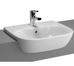 VitrA Zentrum 495mm White Semi Recessed Basin